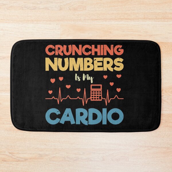 Item preview, Crunching Numbers Is My Cardio: Pun Accounting Gift Funny Accountant designed and sold by Adexyl.