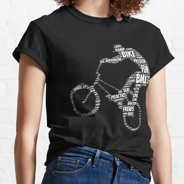 BMX Words Classic T-Shirt
