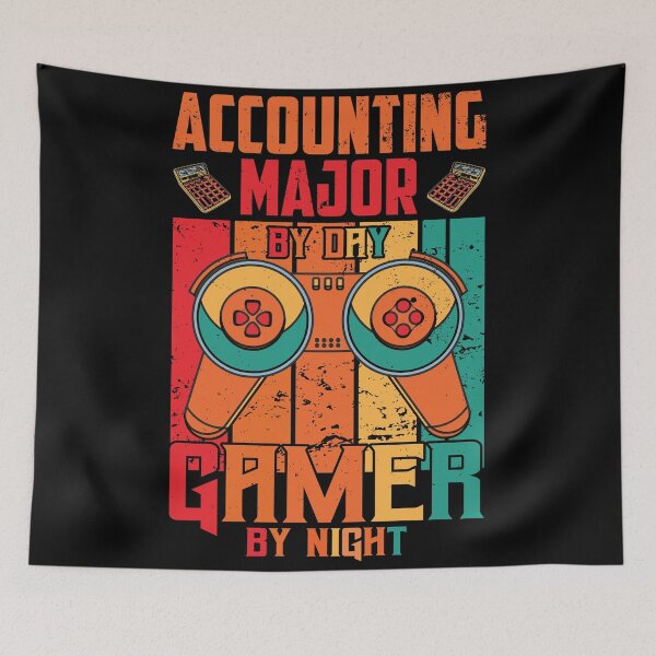 Item preview, Accounting Major By Day Gamer By Night: Accounting Student Gift Funny Accountant designed and sold by Adexyl.