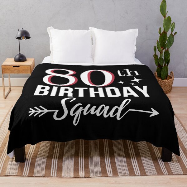 Item preview, 80th Birthday Squad Fabulous Birthday Party Crew designed and sold by Sasikharn.