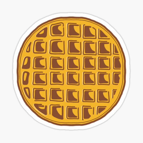 Eggo Waffles Sticker For Sale By Mcuashleys Redbubble   St,small,507x507 Pad,600x600,f8f8f8 