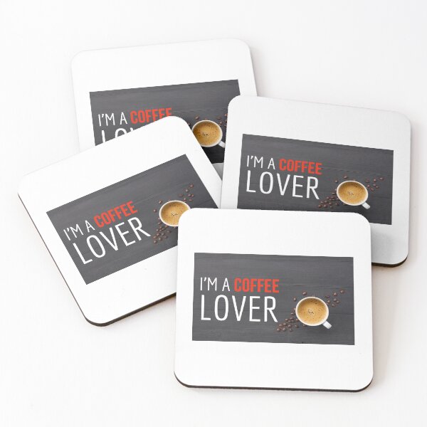Item preview, I'm A Coffee Lover Funny Text Design designed and sold by RiyonArts.