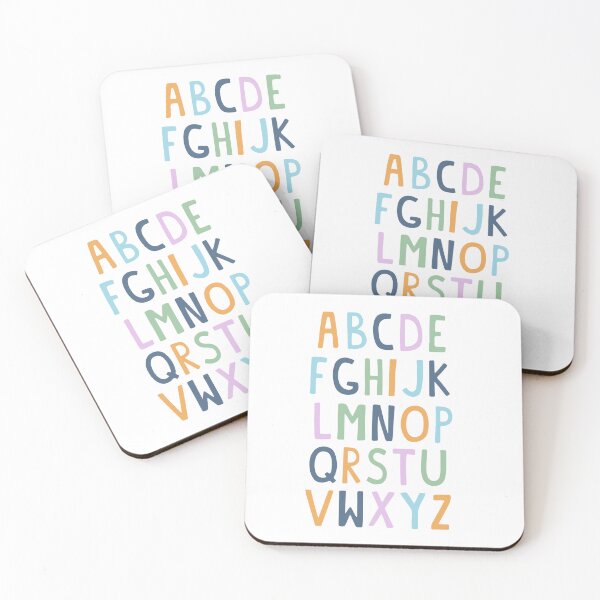 Item preview, Cute Alphabet Letters designed and sold by Newluck01.