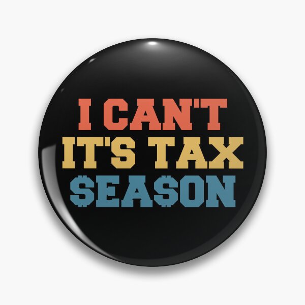 Aperçu de l'œuvre Je ne peux pas, c'est la saison des impôts Pun: Accounting Gift Funny Accountant créée et vendue par Adexyl.