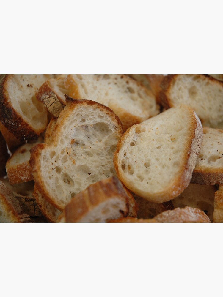 Discover Artisan Bread Slices Premium Matte Vertical Poster