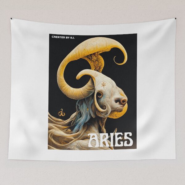 Item preview, Aries - Zodiac Sign Created by AI designed and sold by Created-by-AI.