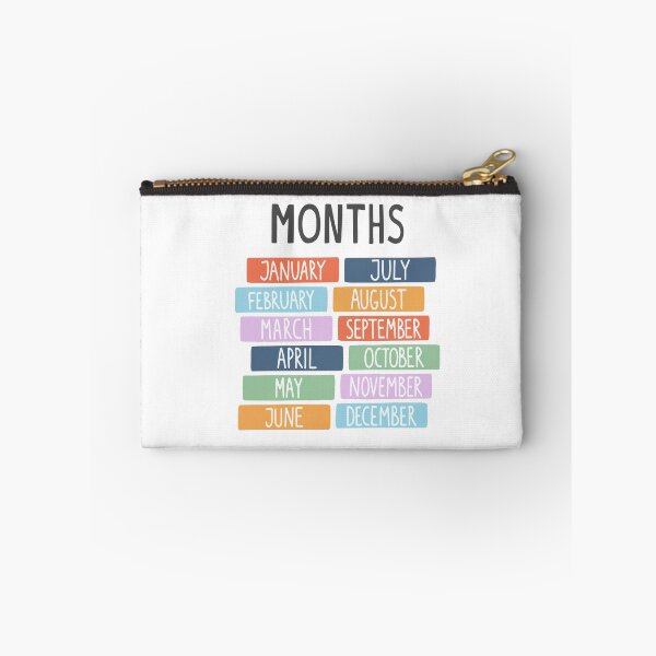 Item preview, Cute Colourful Months  designed and sold by Newluck01.