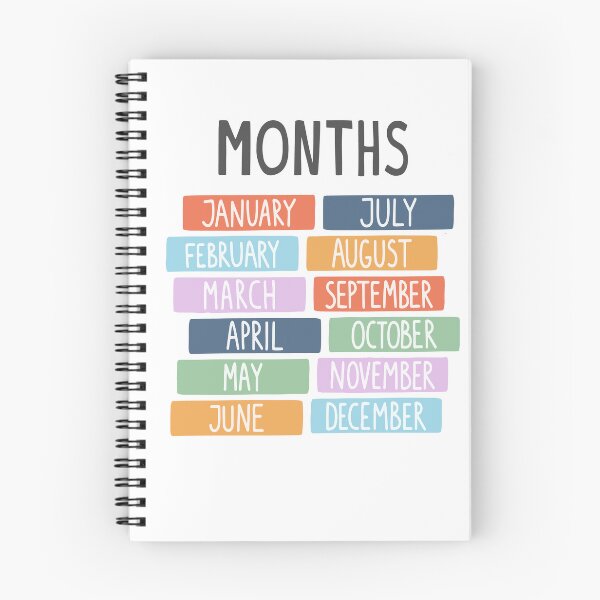 Item preview, Cute Colourful Months  designed and sold by Newluck01.