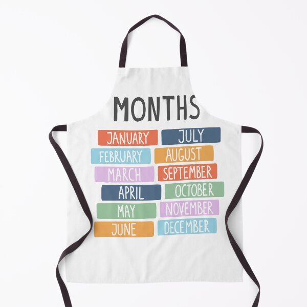 Item preview, Cute Colourful Months  designed and sold by Newluck01.