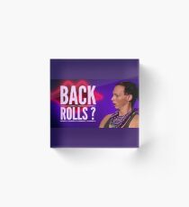 Back Rolls? Acrylic Block