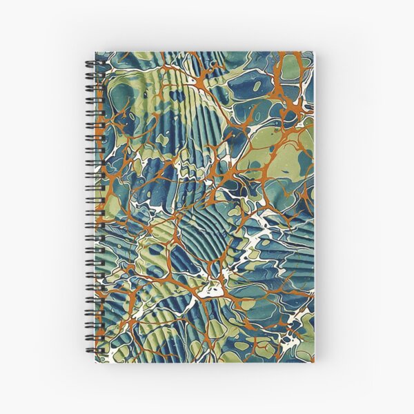Viejo papel veteado 05 Cuaderno de espiral