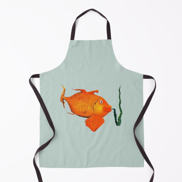 Item preview, Satisfied Fish Oil on Canvas designed and sold by warrenbisch.