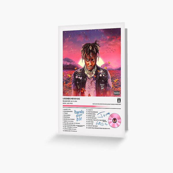 Juice Wrld 'Legends Never Die' Sky Poster