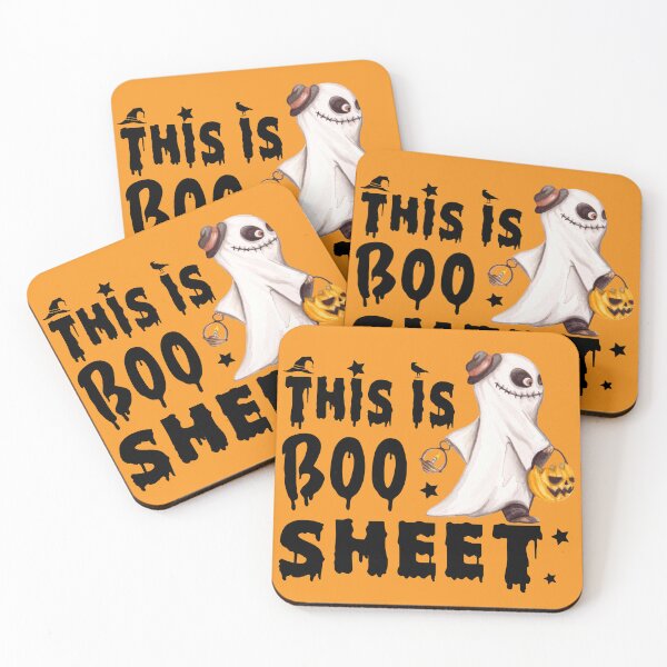 Item preview, This Is Boo Sheet Ghost Funny Halloween 2022 designed and sold by kotsdesign.