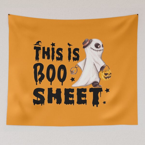 Item preview, This Is Boo Sheet Ghost Funny Halloween 2022 designed and sold by kotsdesign.