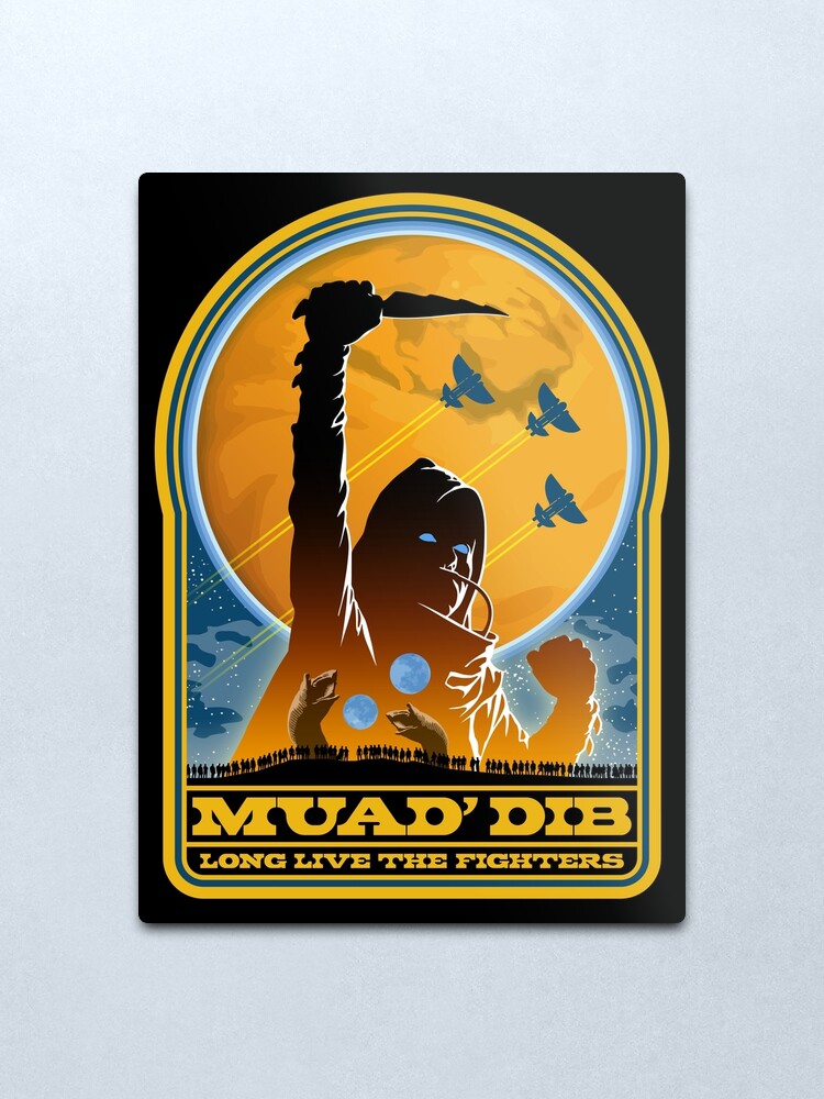 Alternate view of Dune MUAD' DIB Metal Print