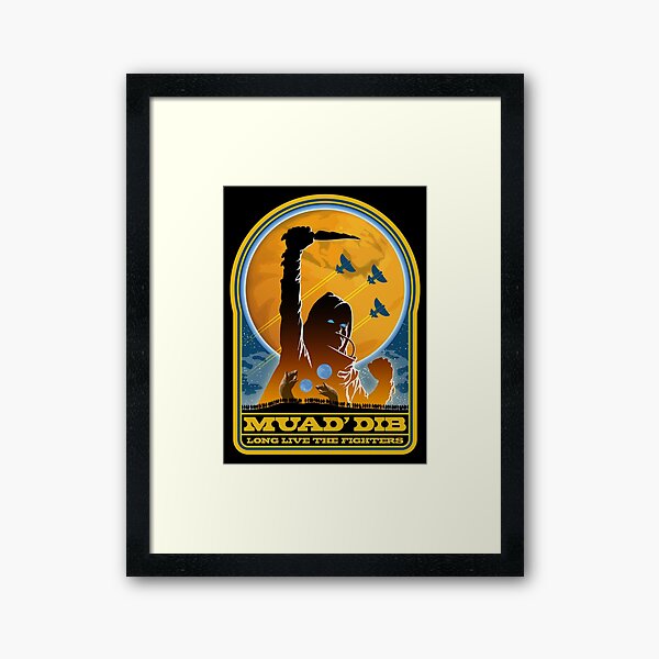 Düne MUAD 'DIB Gerahmter Kunstdruck