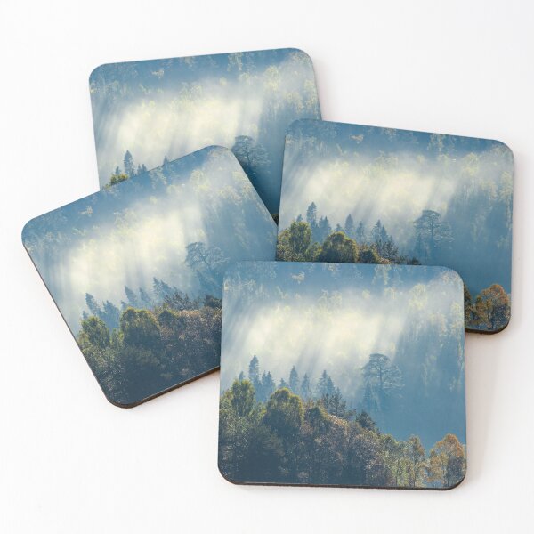 Item preview, Loch Garry Forest Autumn Mists. Scotland. designed and sold by PhotosEcosse.