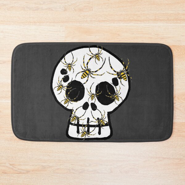 Item preview, Funny Jor Spiders all over Skull Cartoon designed and sold by Nature's Fancy.
