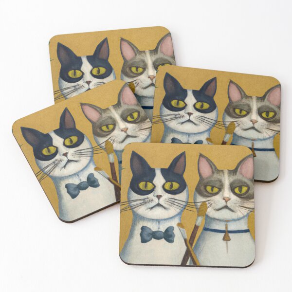 Item preview, The painterly cats  designed and sold by voomoo.