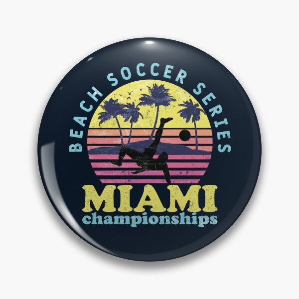 Item preview, Beach Soccer Series Miami - Retro Sunset/Vintage Sunset designed and sold by Numero14.