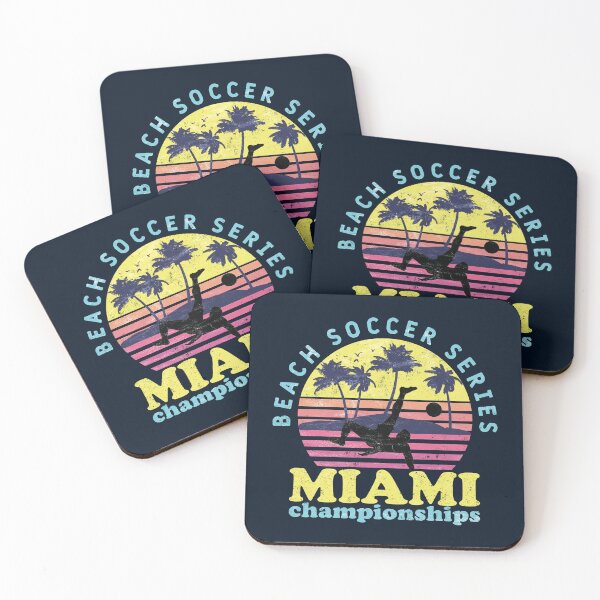 Item preview, Beach Soccer Series Miami - Retro Sunset/Vintage Sunset designed and sold by Numero14.