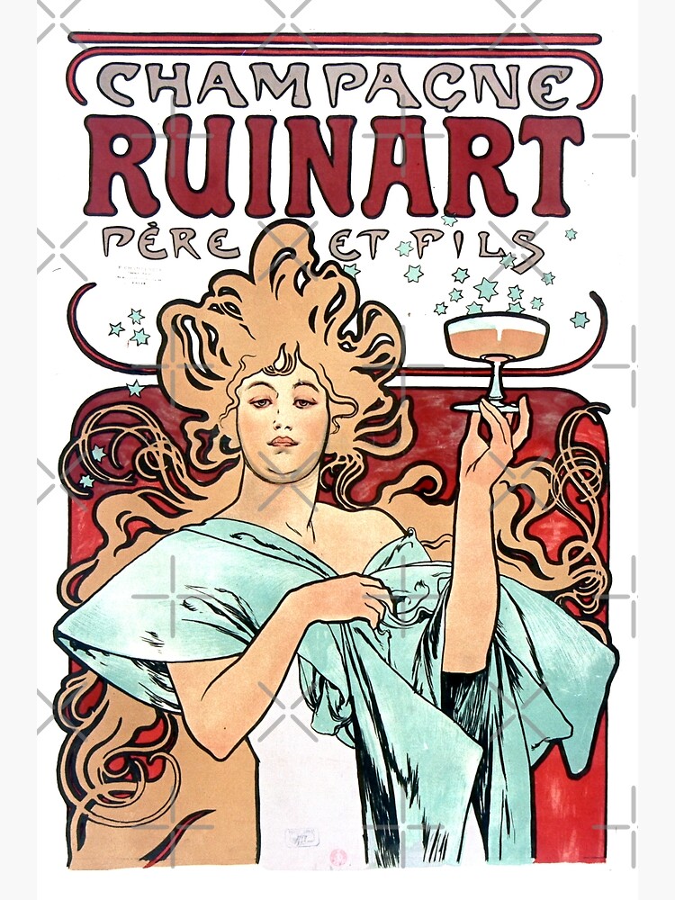 "Alphonse Mucha Poster Advertising Vintage Art Nouveau " Poster for