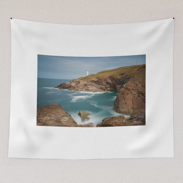 Item preview, Trevose head and lighthouse Cornwall designed and sold by eddiej.
