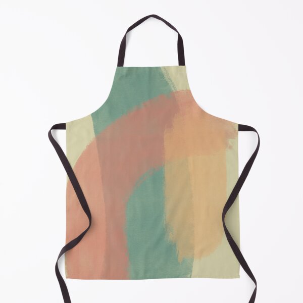 Item preview, Colorful Abstract Brushstrokes Blue Green, Coral Pink, Pastel Orange designed and sold by QuestingPixel.