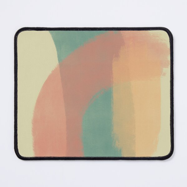 Item preview, Colorful Abstract Brushstrokes Blue Green, Coral Pink, Pastel Orange designed and sold by QuestingPixel.