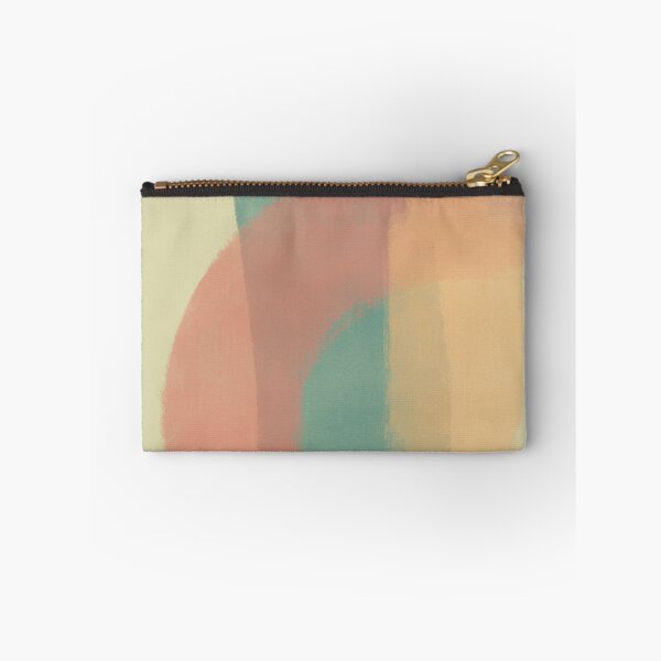 Item preview, Colorful Abstract Brushstrokes Blue Green, Coral Pink, Pastel Orange designed and sold by QuestingPixel.