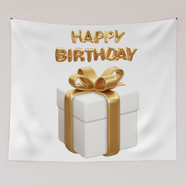 Item preview, HAPPY BIRTHDAY GOLD designed and sold by RetroPlaceee.