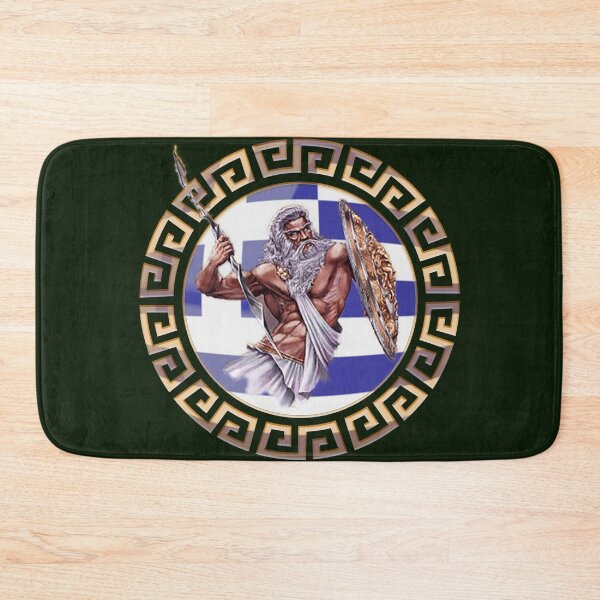 Item preview, Greek Flag Ornament Zeus designed and sold by AdleruCo.