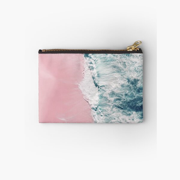 Item preview, Sea of Love - Pink Sandy Beach - Ocean Sea Crashing Waves photography by Ingrid Beddoes designed and sold by Ingrid Beddoes Photography.