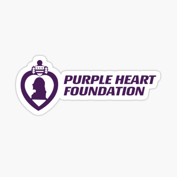 Purple Heart Foundation Sticker