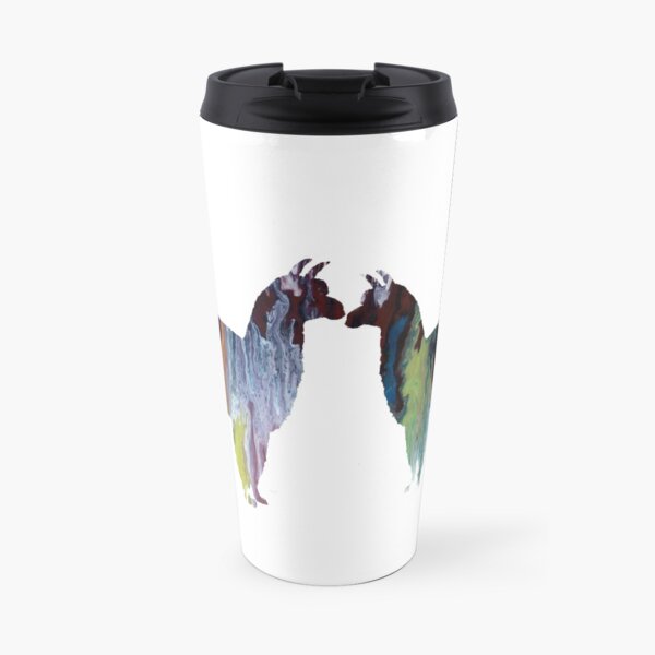 Alpaca Art Travel Mug