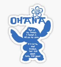 Stitch Ohana : This is my family Sticker