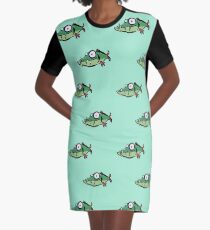 A not so pretty fish Graphic T-Shirt Dress