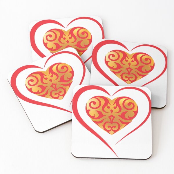 Item preview, Golden heart designed and sold by Hadimubeen.