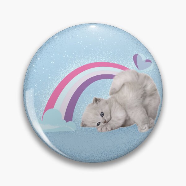 Item preview, Kitty under the rainbow designed and sold by Moniartprints.