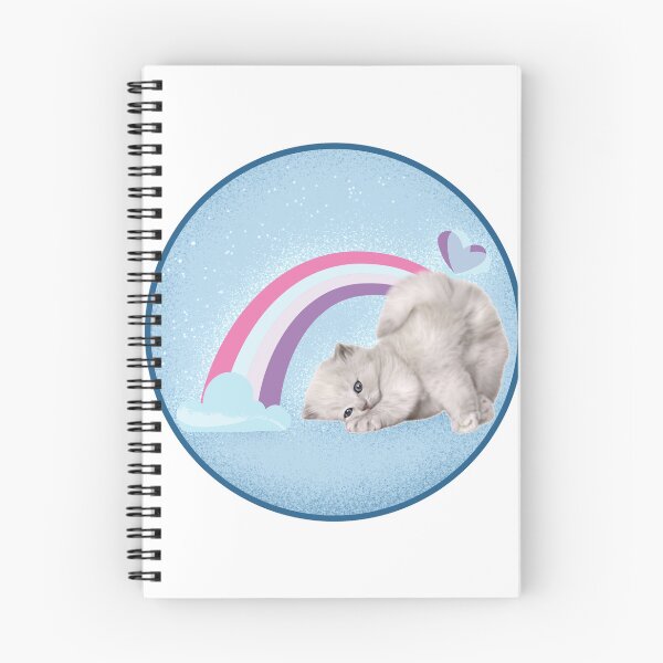 Item preview, Kitty under the rainbow designed and sold by Moniartprints.