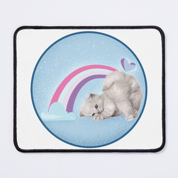 Item preview, Kitty under the rainbow designed and sold by Moniartprints.