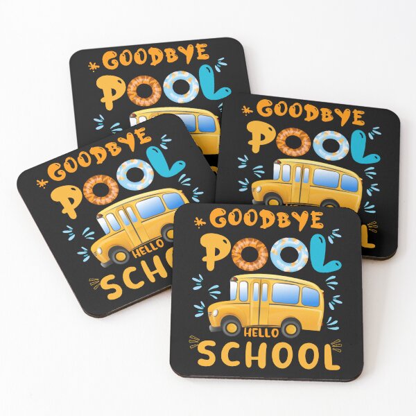 Item preview,  Goodbye pool hello school, school bus driver designed and sold by POPLIN ⭐ ⭐ ⭐ ⭐ ⭐.