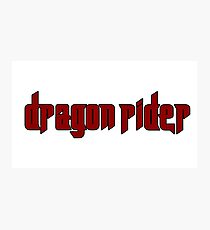 dragon rider Photographic Print