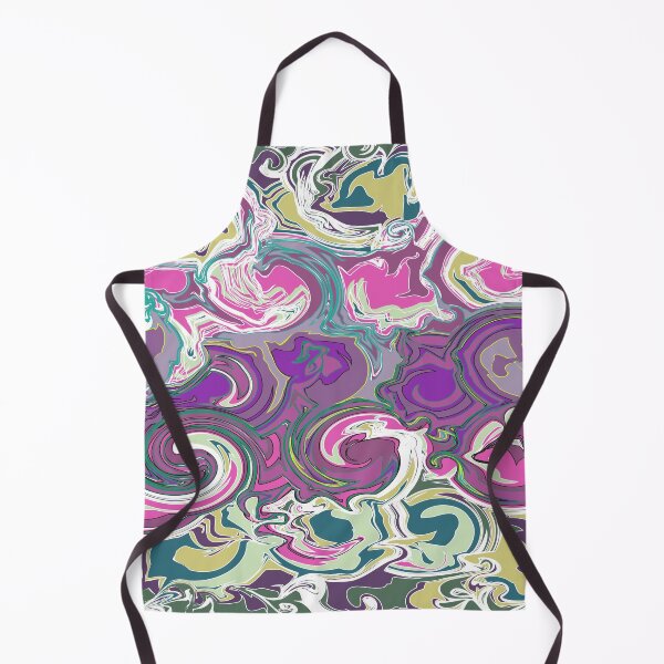 Item preview, Fluid Art, Pouring art design, Cool, soothing colors of Green, Purple, white Abstract, liquid art designed and sold by Thilaniz.