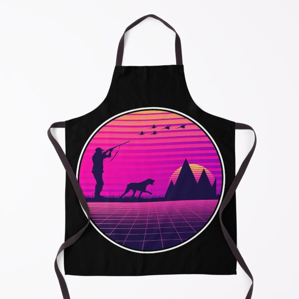 Item preview, Vaporwave Style Pheasant Hunting Upland Bird Hunter Dog designed and sold by merchzy.
