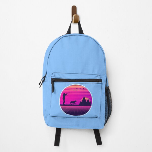 Item preview, Vaporwave Style Pheasant Hunting Upland Bird Hunter Dog designed and sold by merchzy.