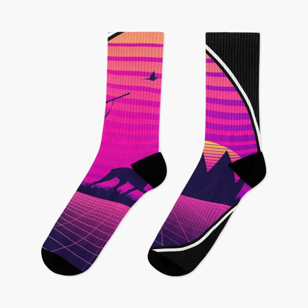 Item preview, Vaporwave Style Pheasant Hunting Upland Bird Hunter Dog designed and sold by merchzy.