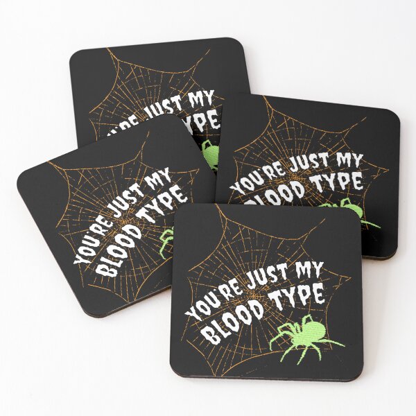 Item preview, You’re Just My Blood Type - Halloween Funny Pun Spider Vampire designed and sold by Lindaco.