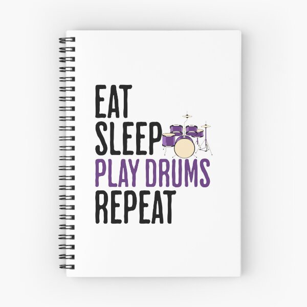Item preview, Eat Sleep Play Drums Repeat - Music Humor designed and sold by AlanPhotoArt.